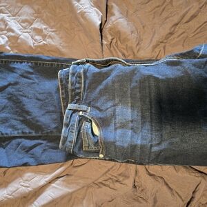 ARULA Dark Wash Flare Jeans